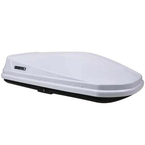 VISRACK Hard Shell Roof Cargo Carrier with Security Keys, Roof Box, Cargo Box, 62 (L) x 31 (W) x 15(H) Inches, 14 Cubic Feet (Tool-Free Install), WHITE