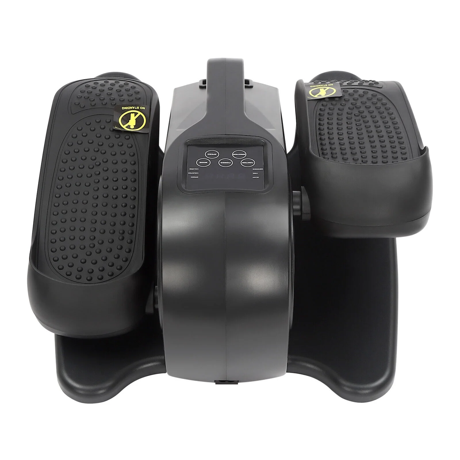 Fichiouy Compact Under Desk Elliptical Electric Seated Pedal Leg Exerciser Quiet Non-Slip with Adjustable Direction and Speed