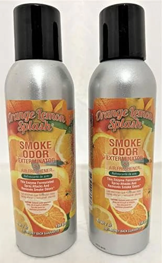 Odor 7Oz Large Spray - Orange Lemon (Pack Of 2)