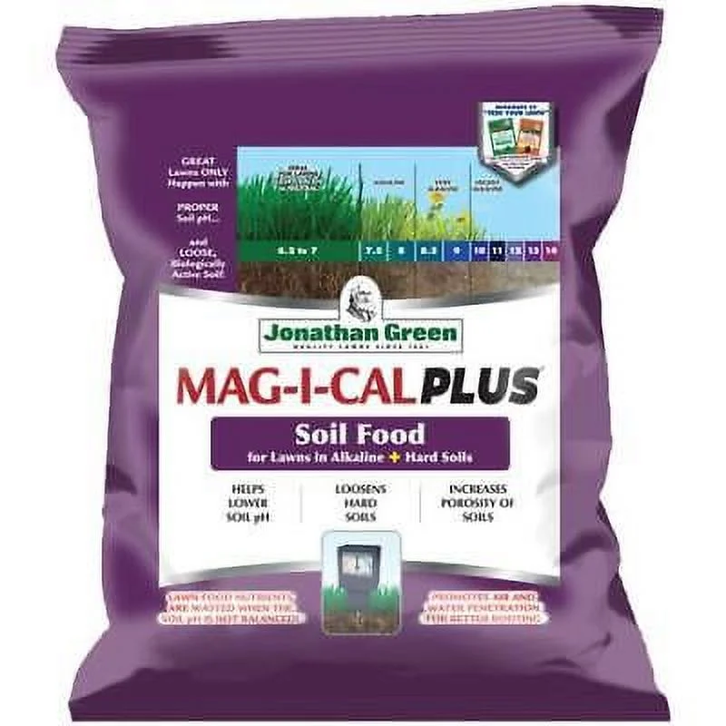 Jonathan Green Mag-I-Cal Plus Sulf&Gyp Annual Program Lawn Fertilizer For All Grasses 5000 sq ft