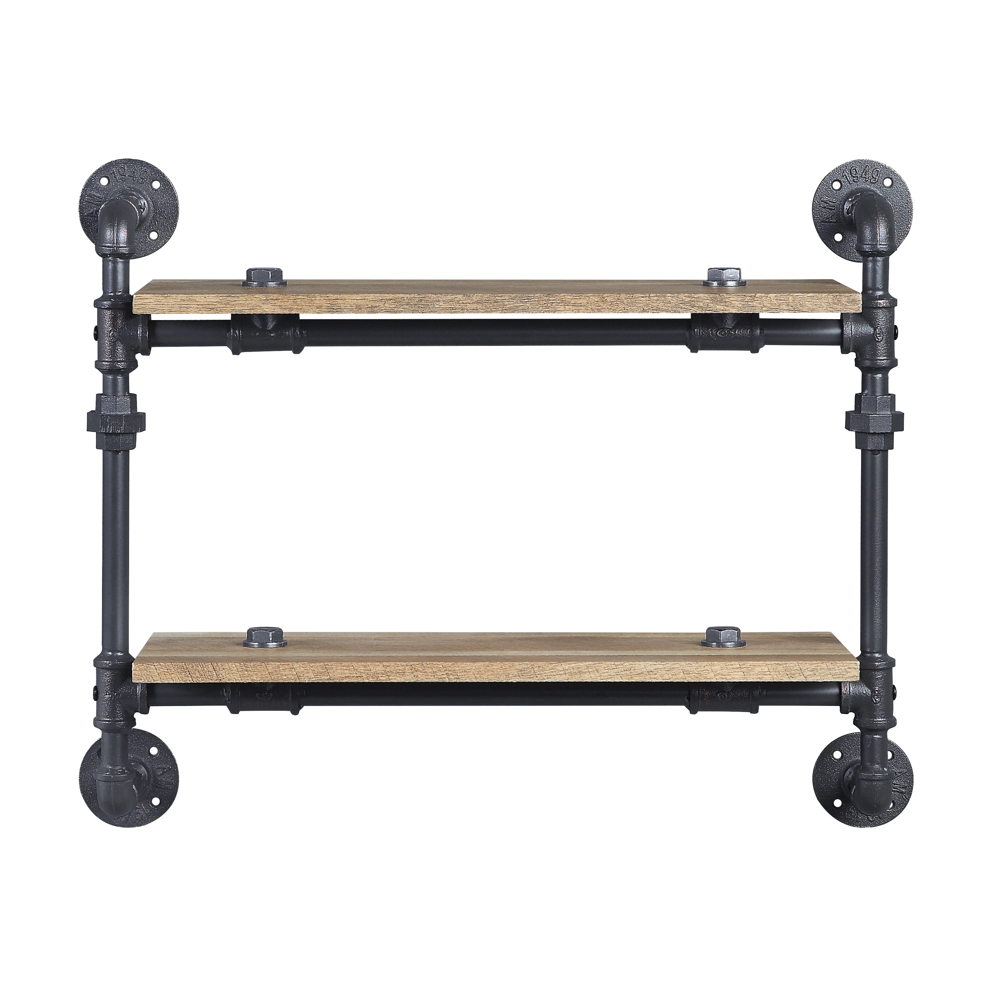 Brantley Wall Rack with 2 Shelves - 19.0 - Elevate Your Space