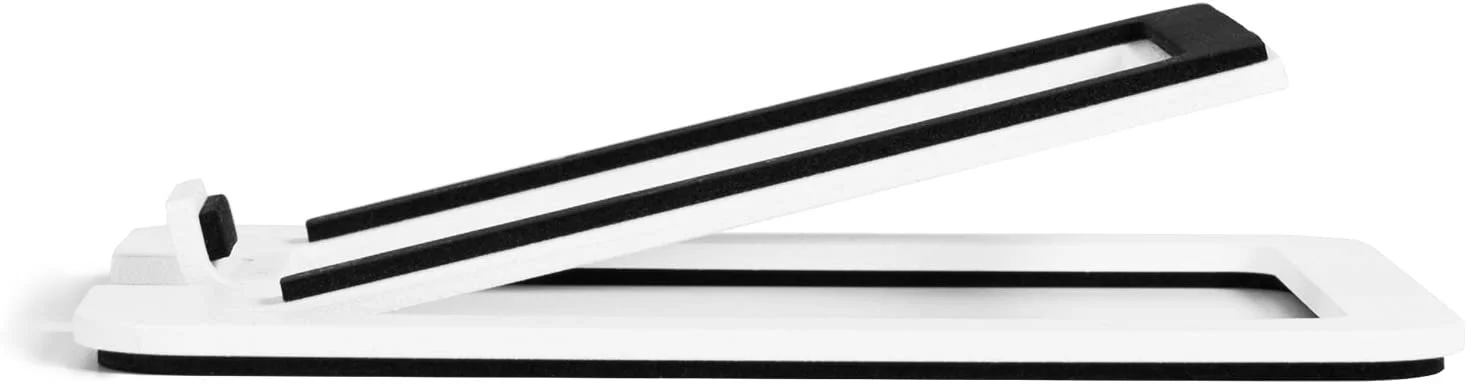 Kanto YU2 100W PC Gaming Desktop Speakers - Matte White (Pair) with Kanto S2W Angled Desktop Speaker Stands - White (Pair) (2022)