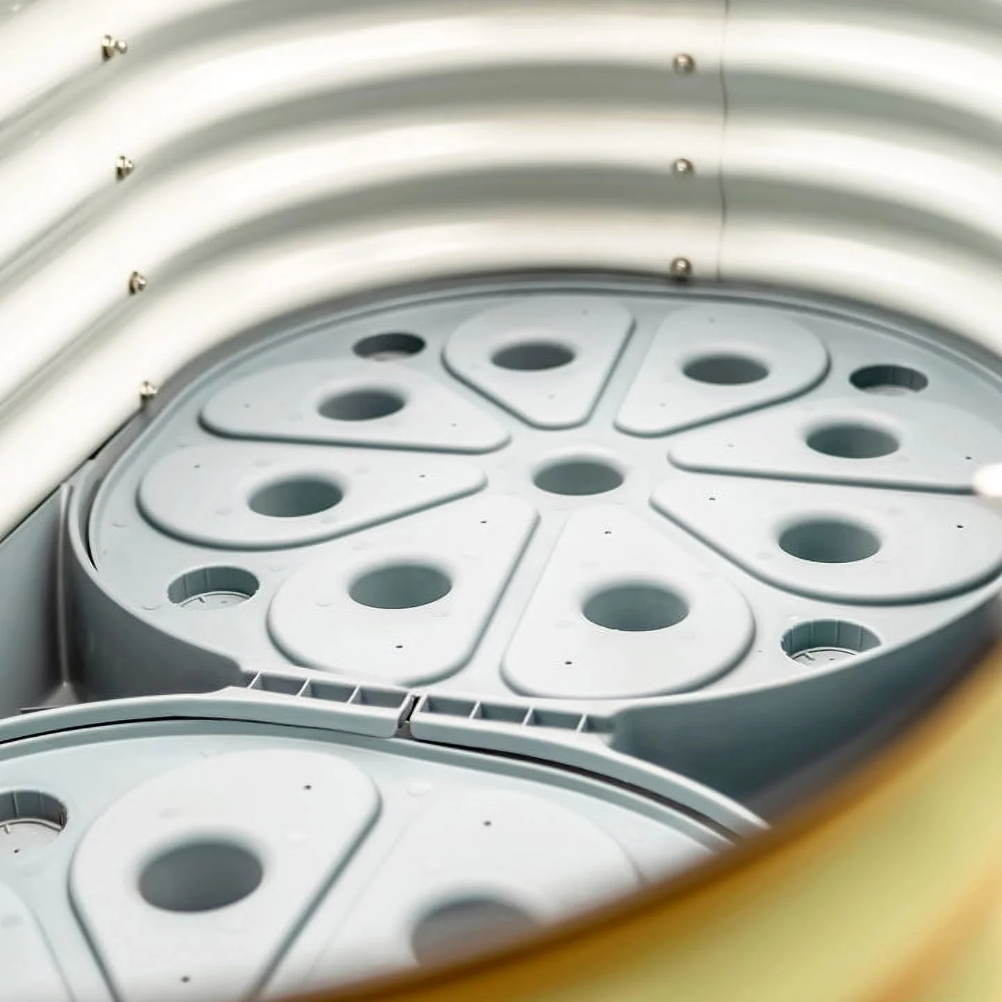 Vego Garden 2 x 6 ft Self-Watering Rolling Planter Raised Gardening Bed Kits-Pearl White