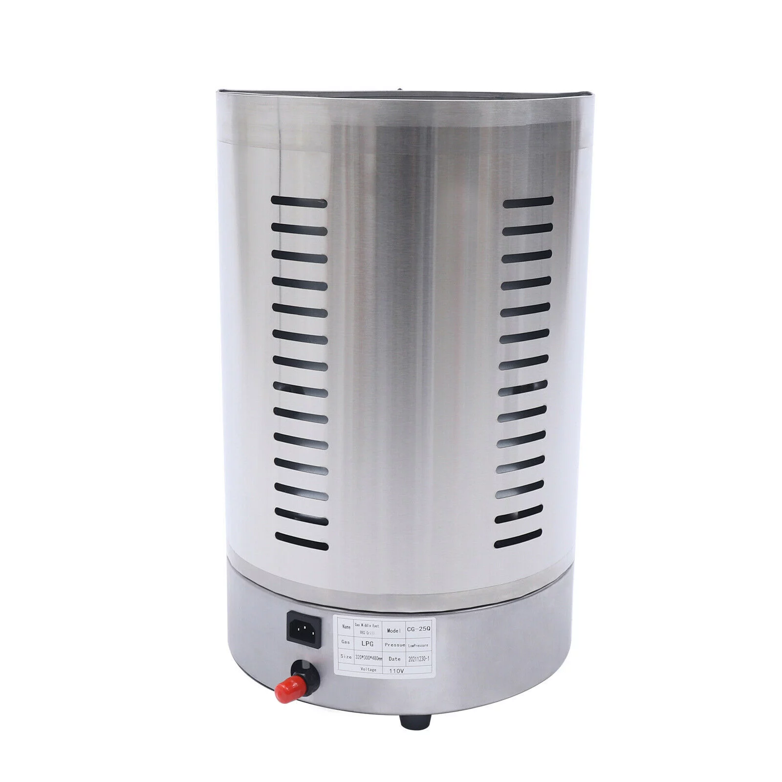 Vertical Gas Broiler Shawarma Machine Doner Kebab Gyro Broiler Shawarma Machine