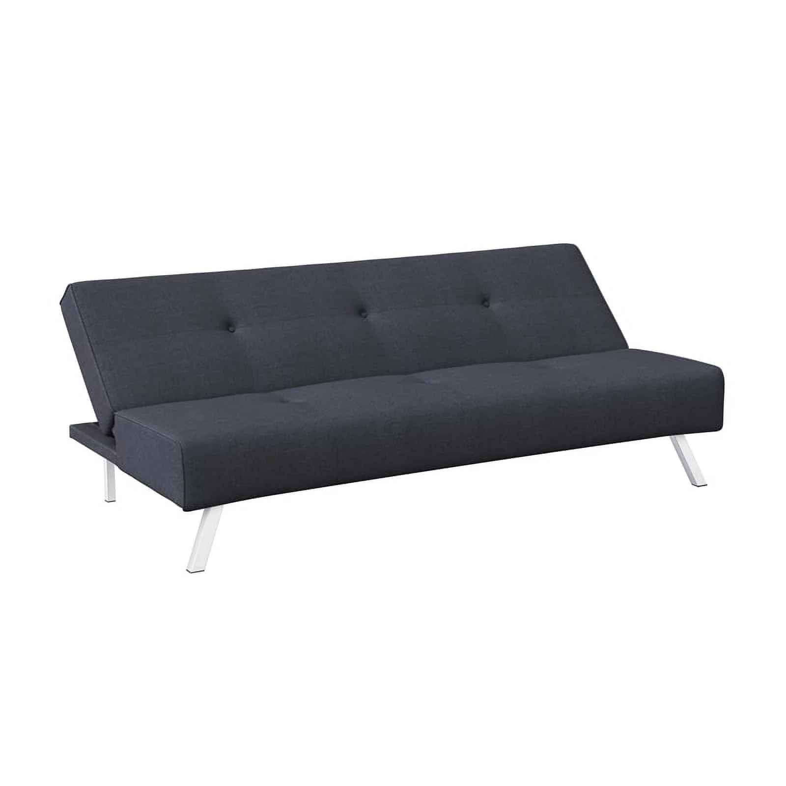 Serta Sloan Dream Lift Convertible Sofa in Charcoal Gray Fabric