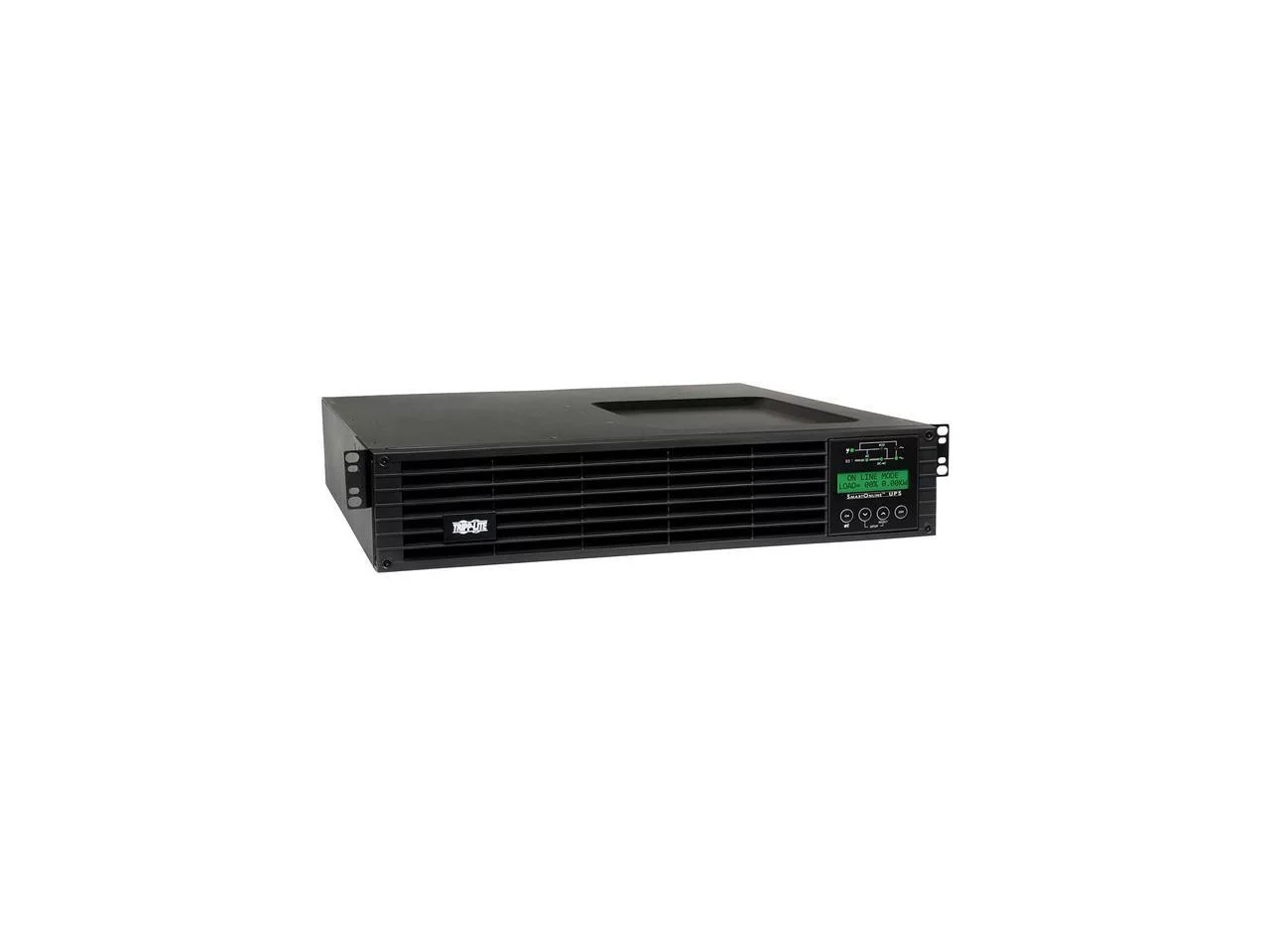 Tripp Lite SmartOnline 120V 1.5 kVA 1.35 kWatts Double-Conversion UPS, 2U Rack / Tower, Extended Run, WEBCARDLX Network Interface, LCD, USB, DB9 (SU1500RTXLCDN)