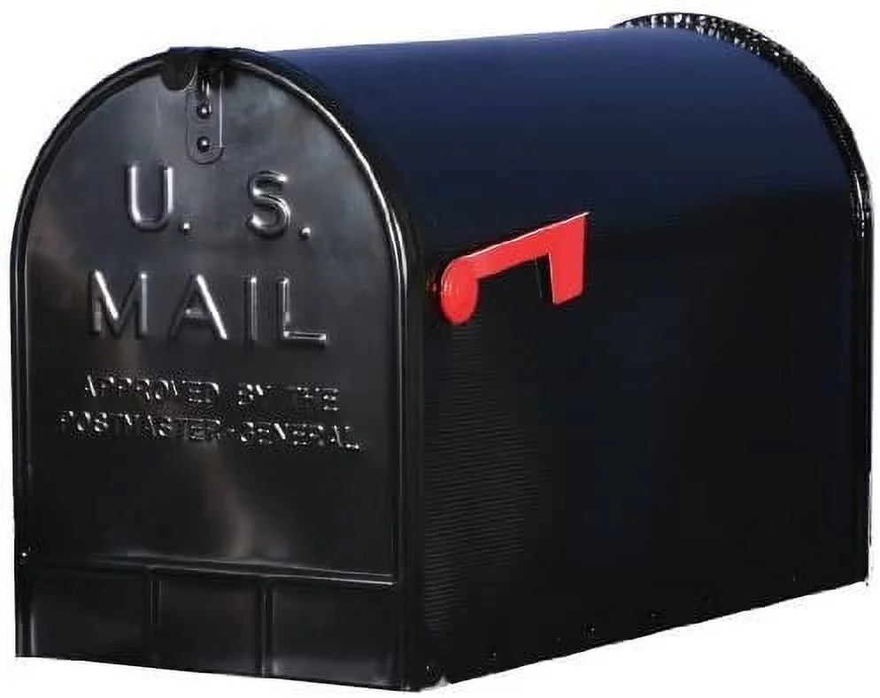 Solar Group ST200B00 Black Jumbo Size Rural Mailbox