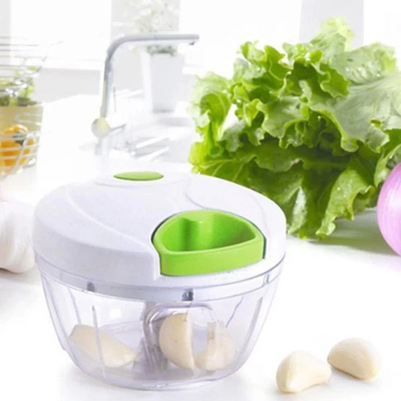 COUTEXYI Multi-function Hand Held Vegetable Shredder Slicer Cutter Powerful Manual Pulling Food Chopper
