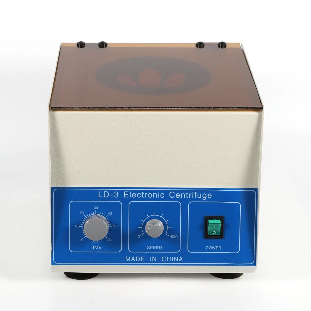 Electric Centrifuge Machine Desktop Lab Benchtop Centrifuges 4000rpm 50ml6