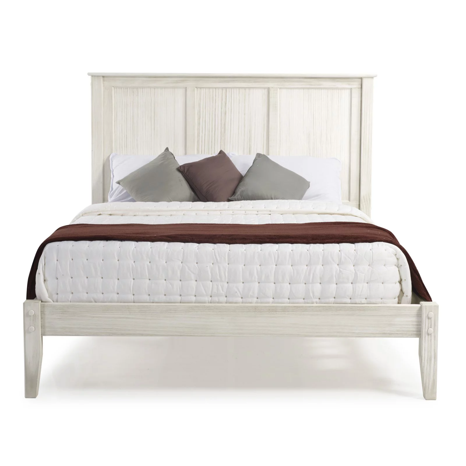 Shaker Style Panel Size Platform Bed, Multiple Finishes and Sizes