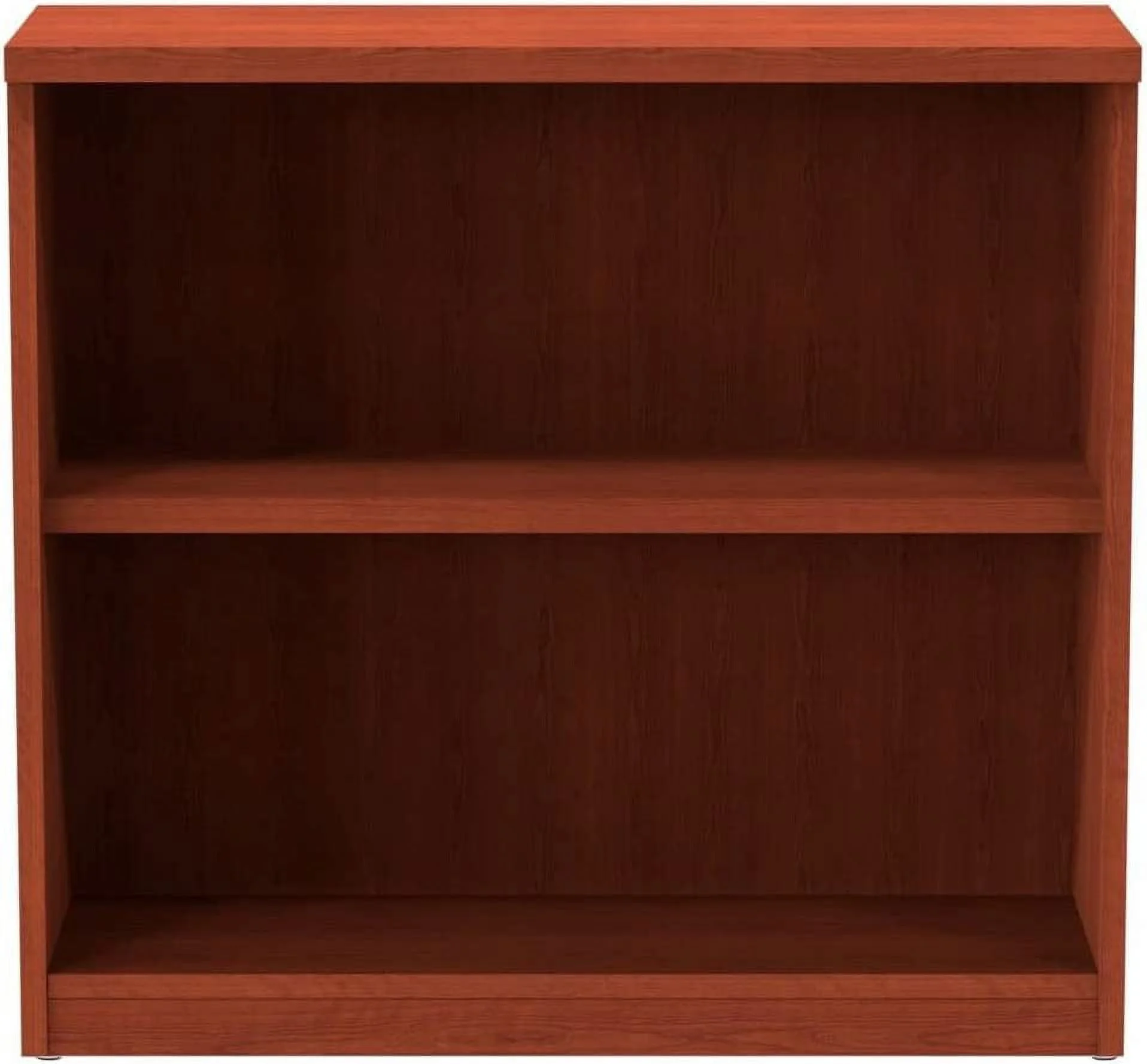 ALEVA633032MC 31.75 In. X 14 In. X 29.5 In. Valencia Series 2-Shelf Bookcase - Medium Cherry