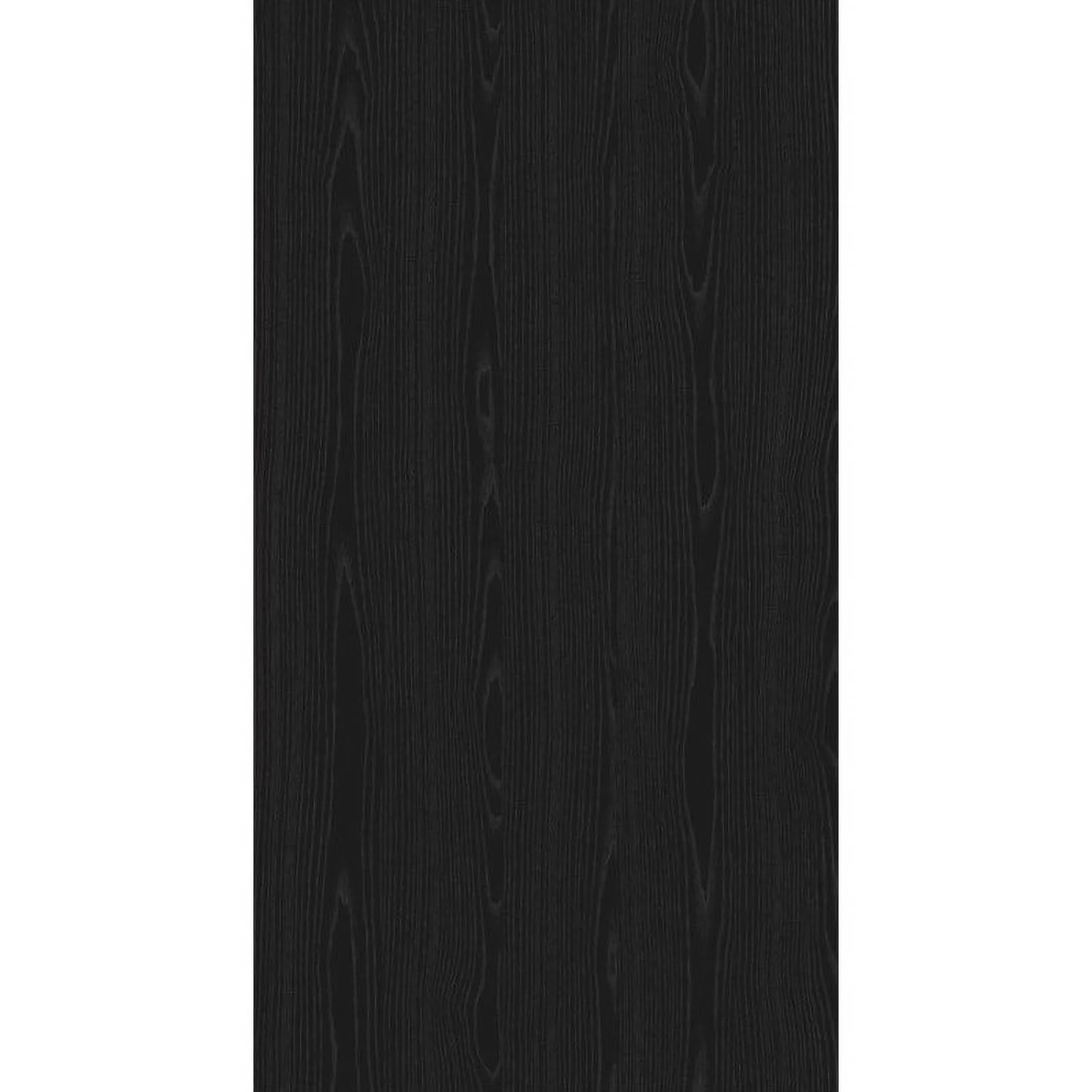 (Set of 2) 2 Drawer Nightstand in Brown and Black Woodgrain