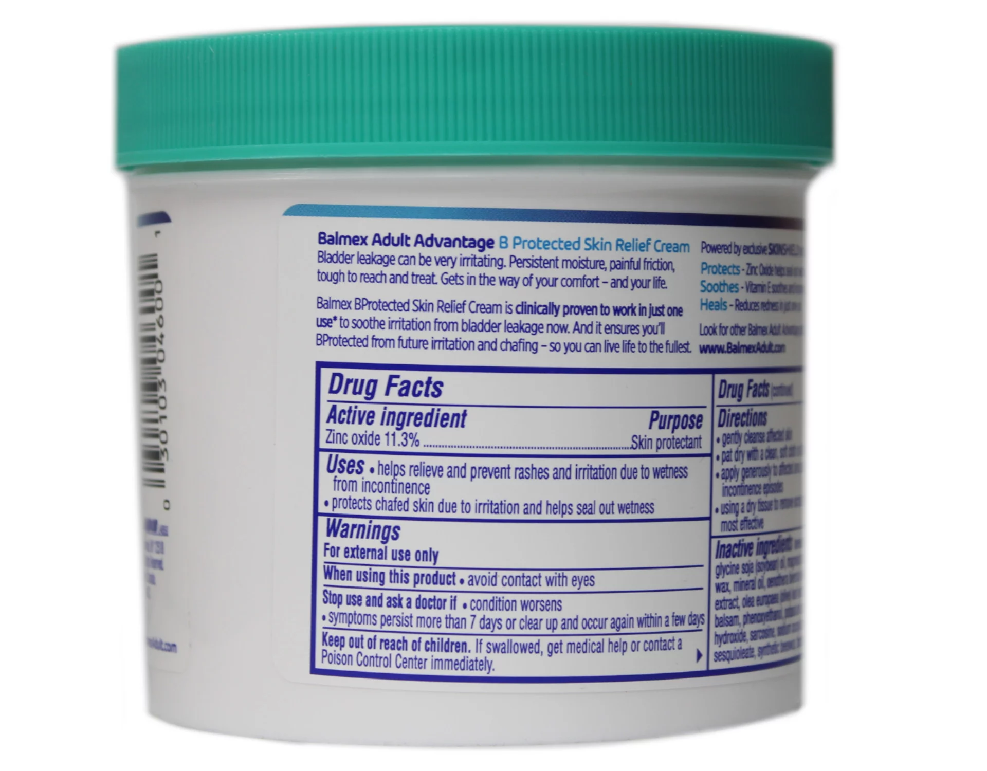 Balmex Adult Care Rash Cream 12oz Each