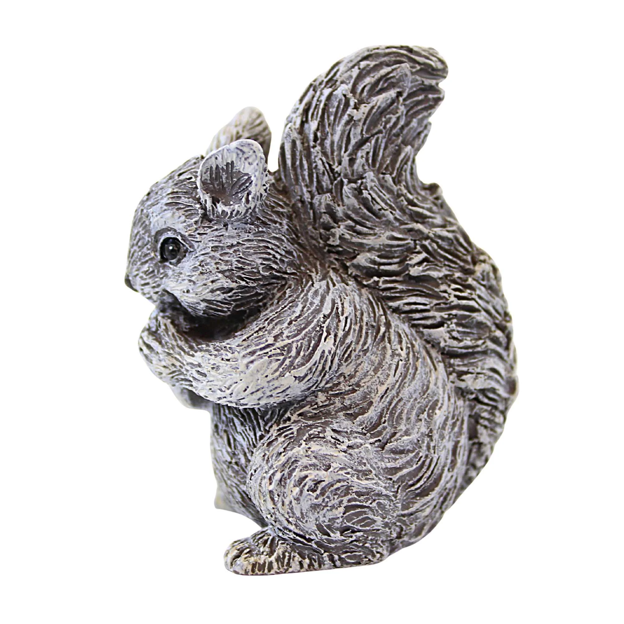 Roman Pudgy Pebble Pals Garden Figurine - One Mini Figurine 3 Inch, Polyresin - Animal Mini 61804 Squirrel