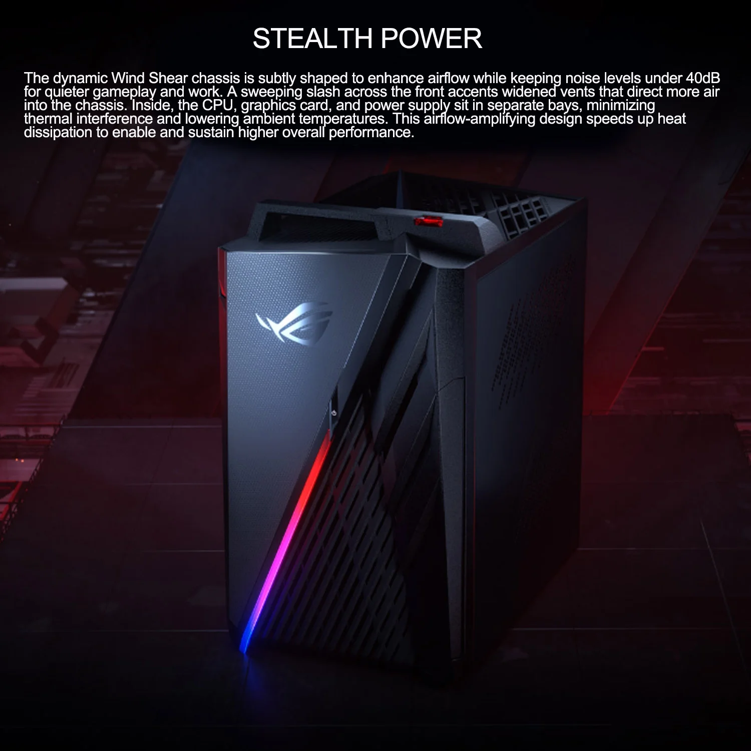 ASUS ROG Gaming Tower Desktop, Intel Core i7-13700KF, NVIDIA GeForce RTX 4070, 32GB DDR5 RAM, 1TB SSD, HDMI, DP Port, Wired KB & Mouse, Wi-Fi 6, Windows 11 Pro