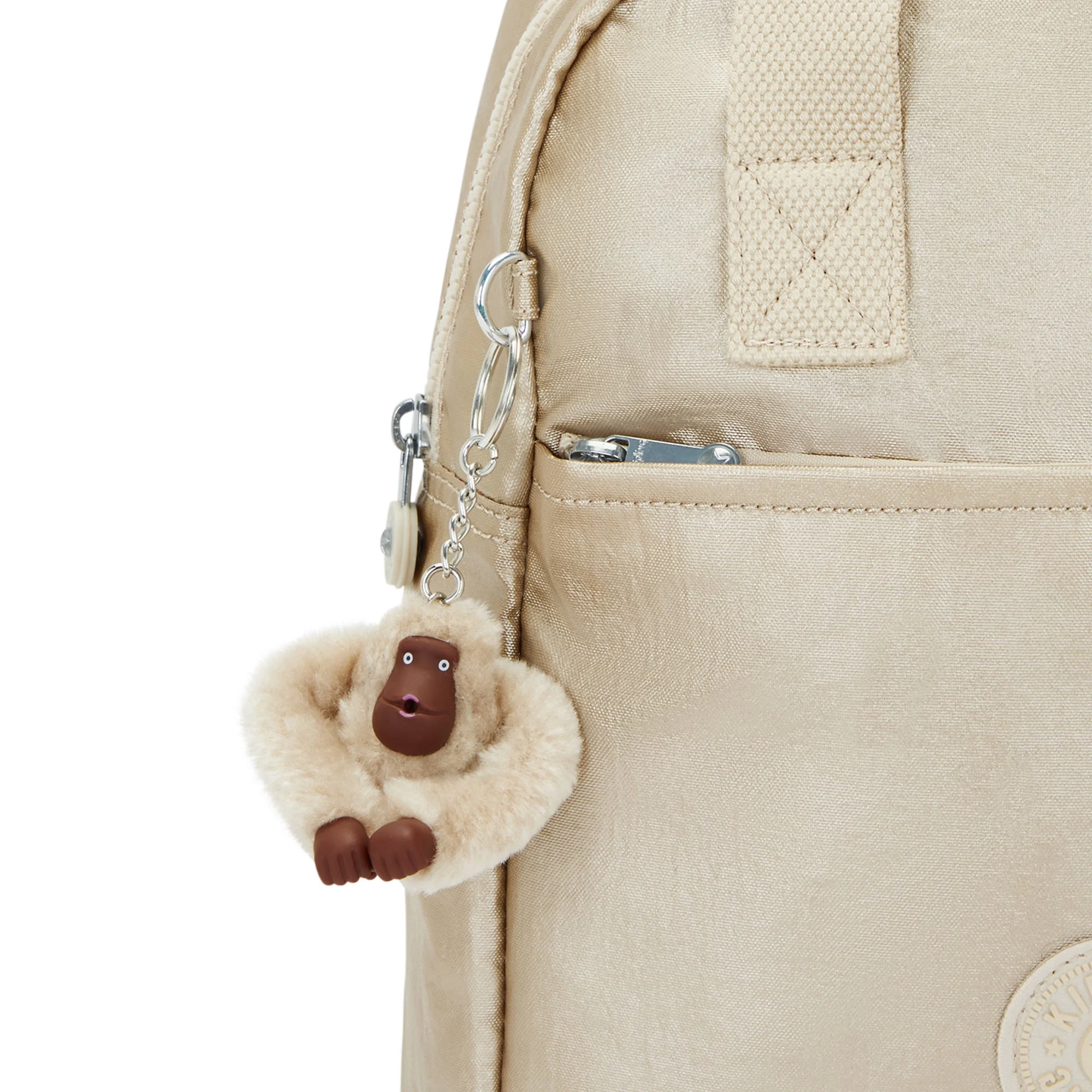 Kipling Women's Siva Metallic Backpack with Adjustable Straps