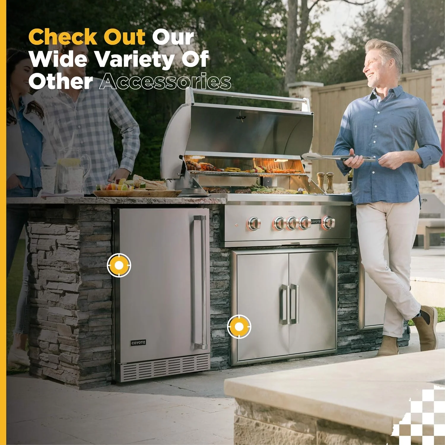 Coyote 15-Inch Built-In Paper Towel Holder - CPTH