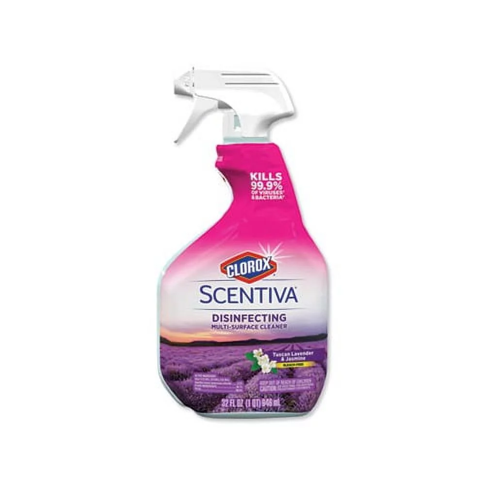 Scentiva Multi Surface Cleaner Tuscan Lavender and Jasmine, 32 oz, 6/Carton