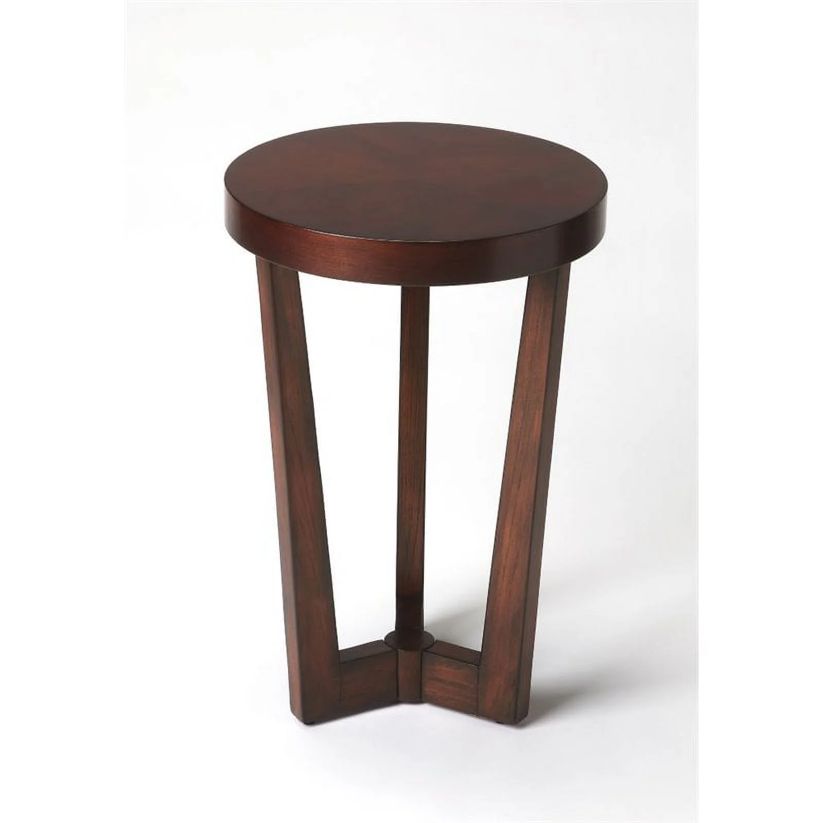Butler Specialty Plantation Cherry Aphra End Table in Dark Brown