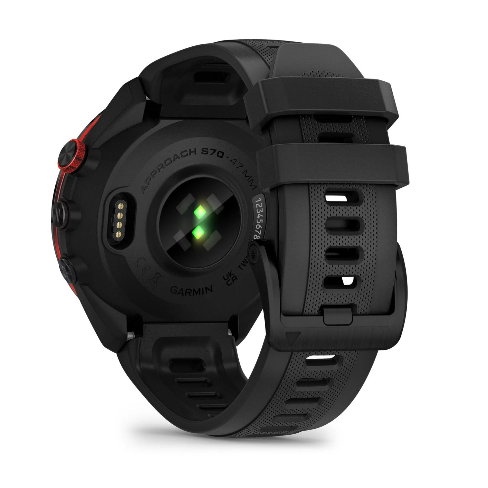 Garmin Approach S70 Premium GPS Golf Watch Bundle with Golf Tee and Carabiner