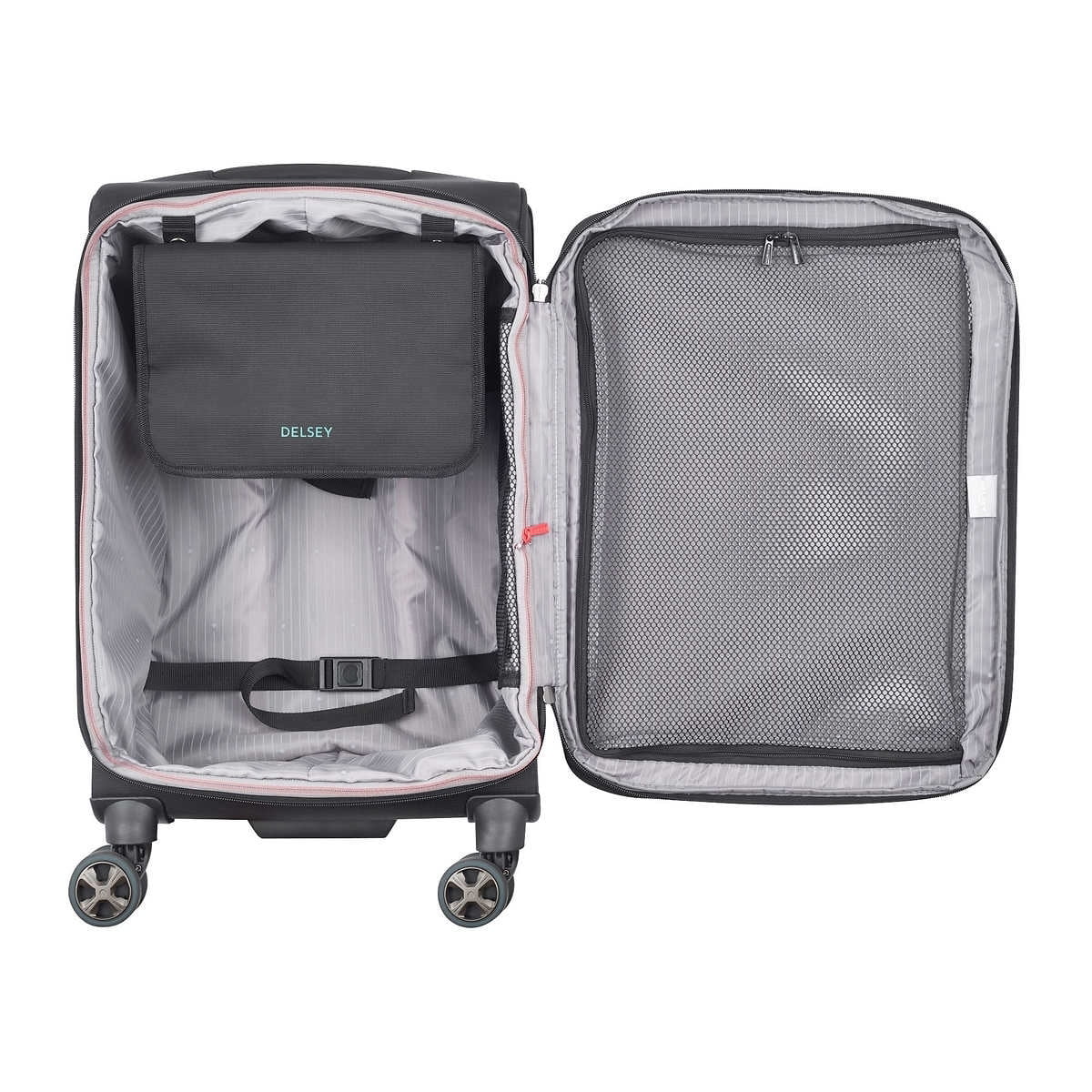Delsey Paris 2-Piece Softside Spinner Luggage Set