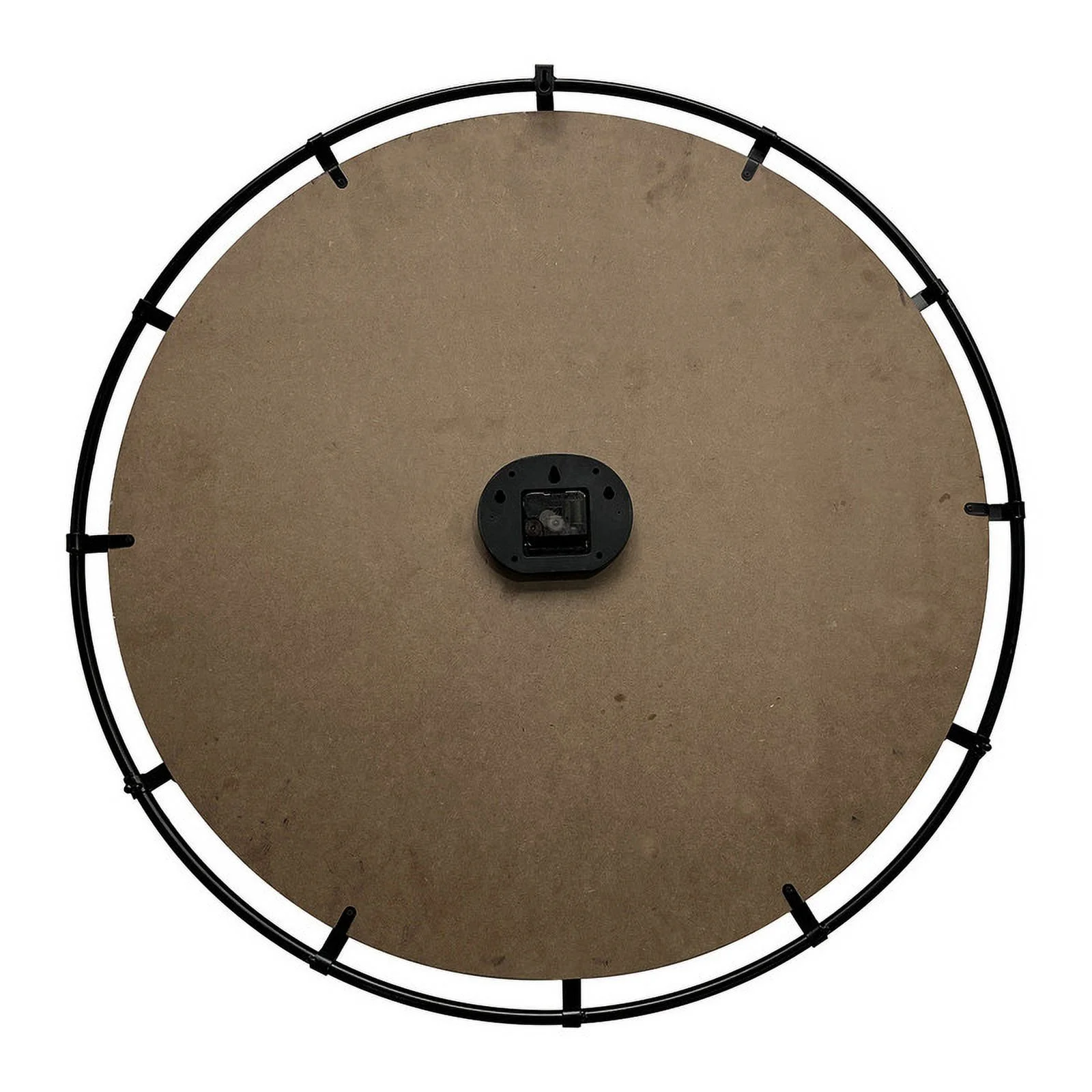 Karina Farmhouse Two-Tone Shiplap Wood Roman Numeral Wall Clock