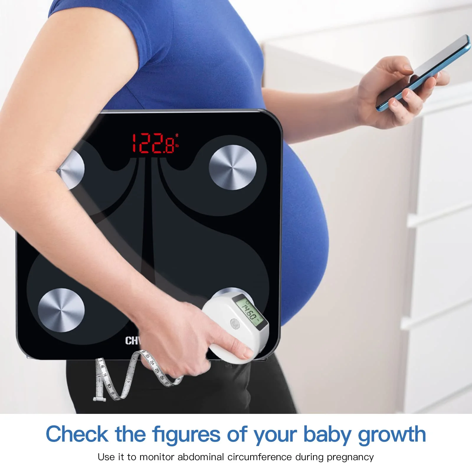 CHWARES Body Fat Scale,Weight Scale, Bathroom Scale