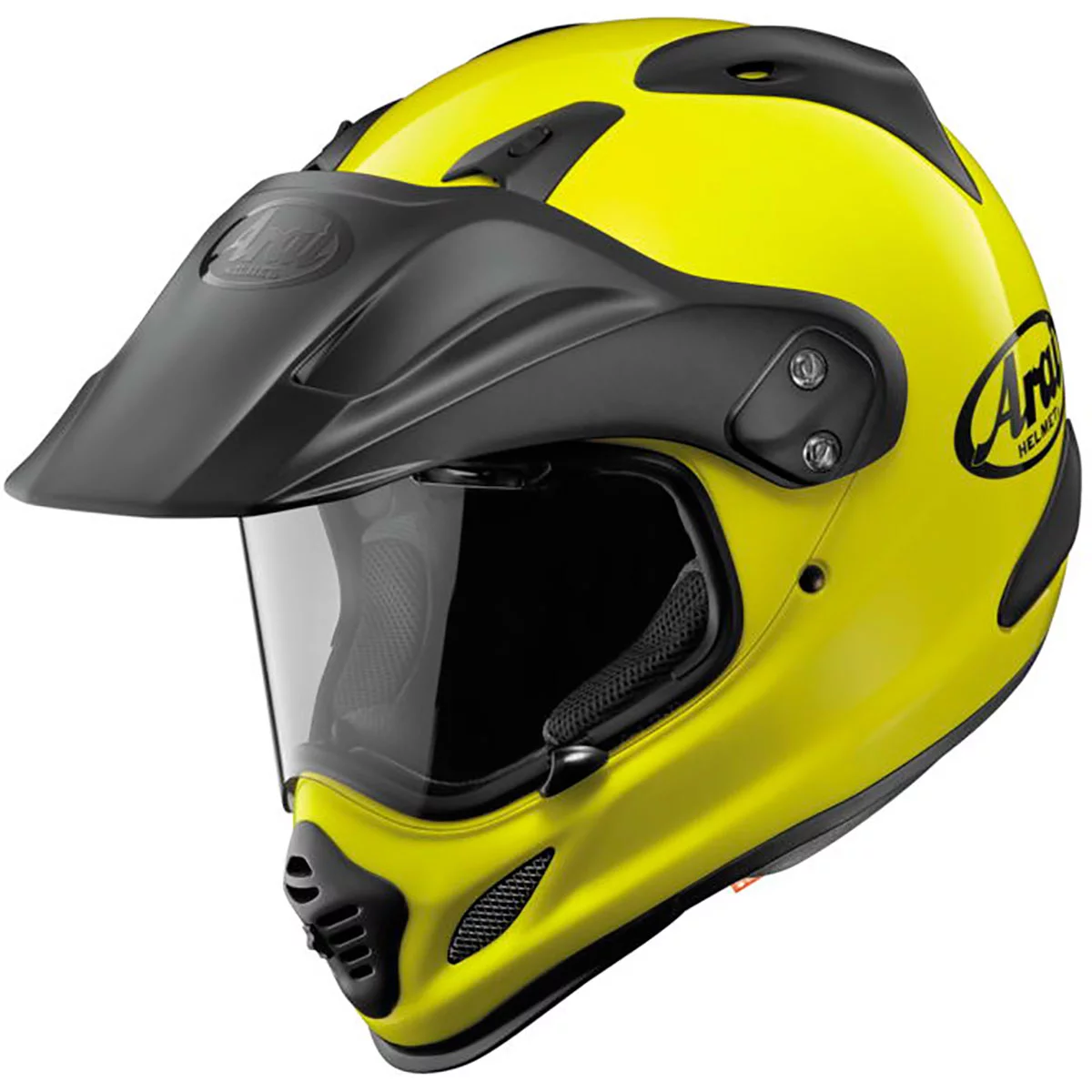Arai XD-4 Solid Dual Sport Motorcycle Helmet (M2020D) Fluorescent Yellow XXL
