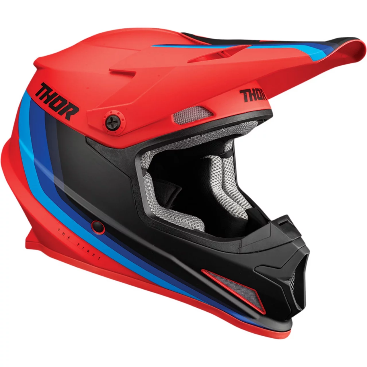 Thor Sector Runner MIPS Offroad Motocross Dirt Bike Helmet - Red/Blue - XX-Large