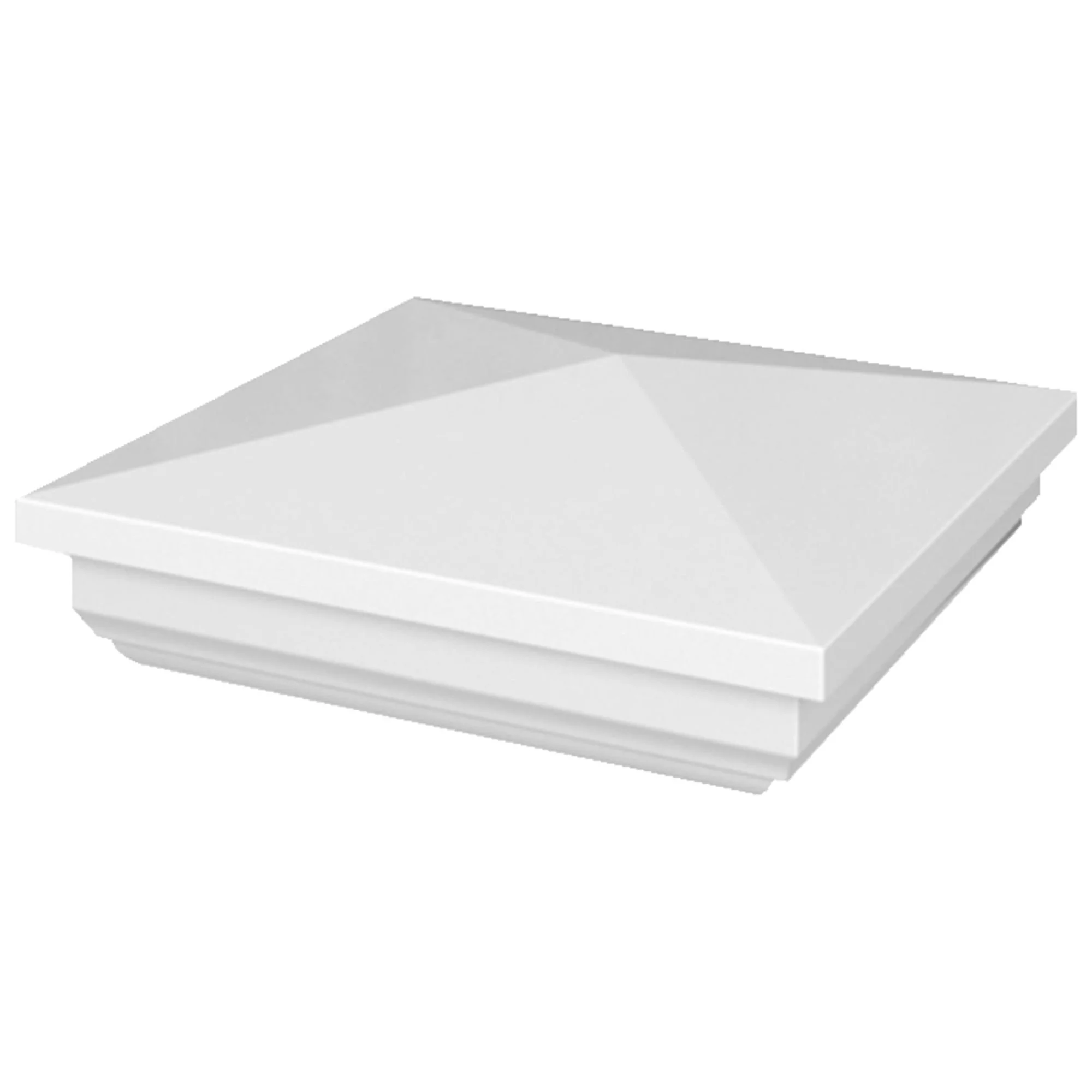 Outdoor Essentials 5 in. x 5 in. White Vinyl New England Fence Post Cap