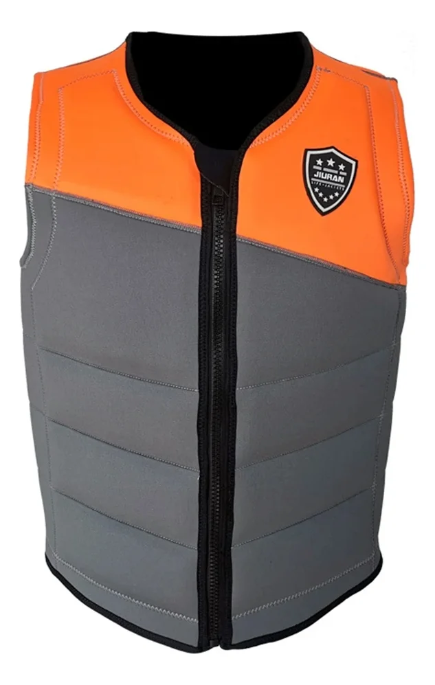 Adult polyester life jacket, water sports vest, high buoyancy lightweight portable adult vest
