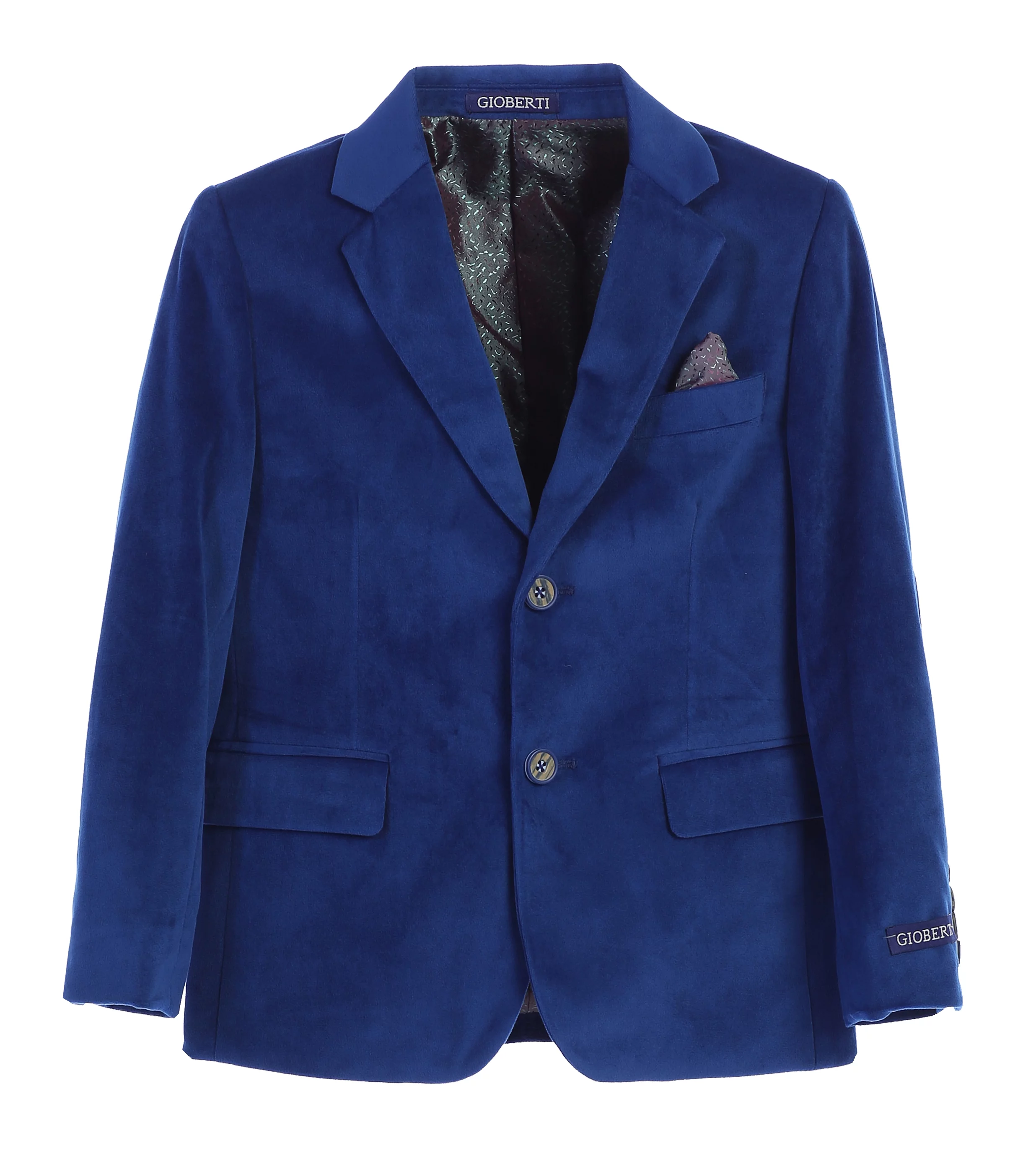 Gioberti Kids and Boys Formal Velvet Blazer