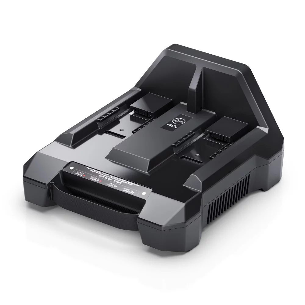 Hoover Commercial Vacuum 40V 12Ah Battery 2Pk And Dual Bay Charger Bundle