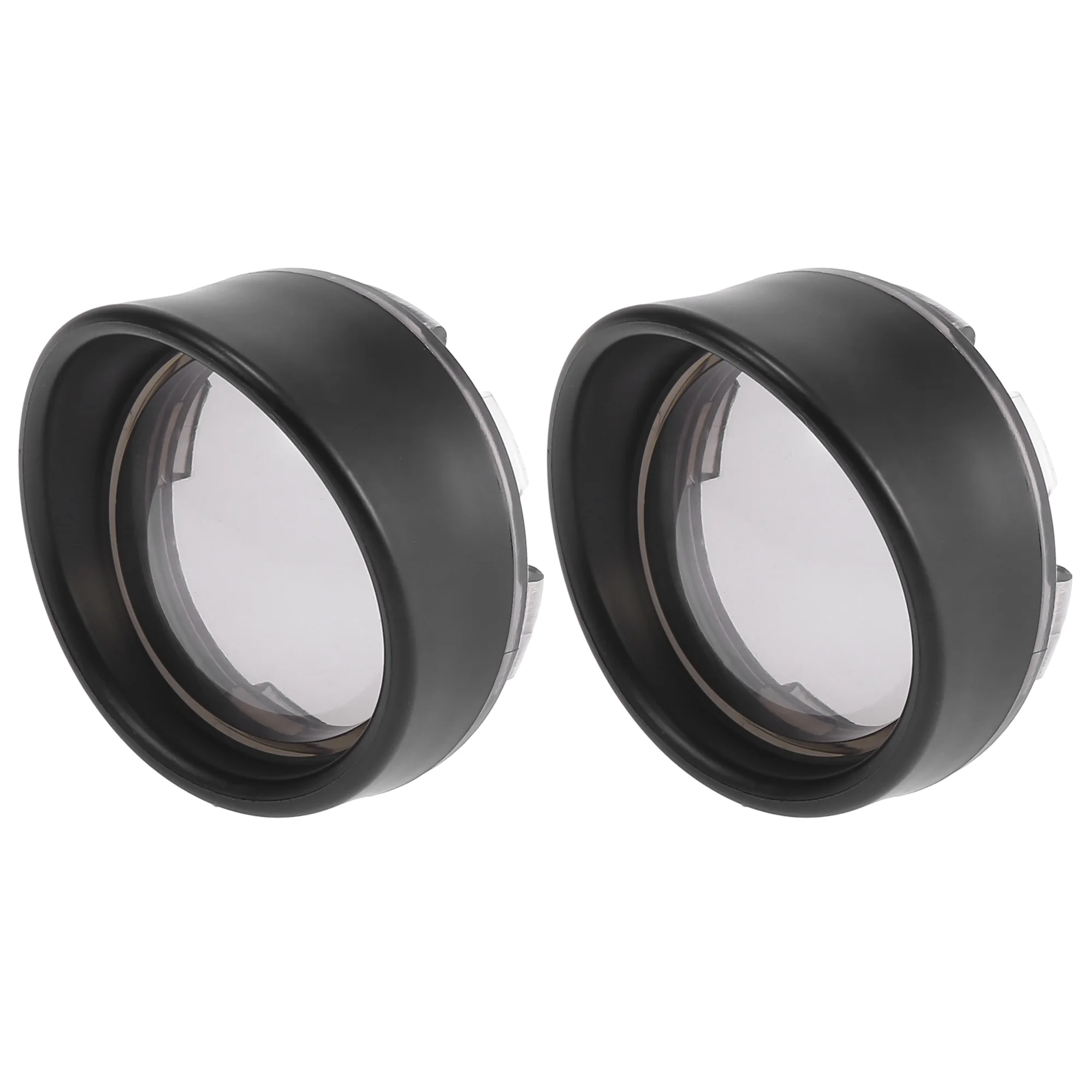 2pcs Black Gray Motorcycle Turn Signals Covers Light Lens Cover for Harley-Davidson Touring Sportster Dyna