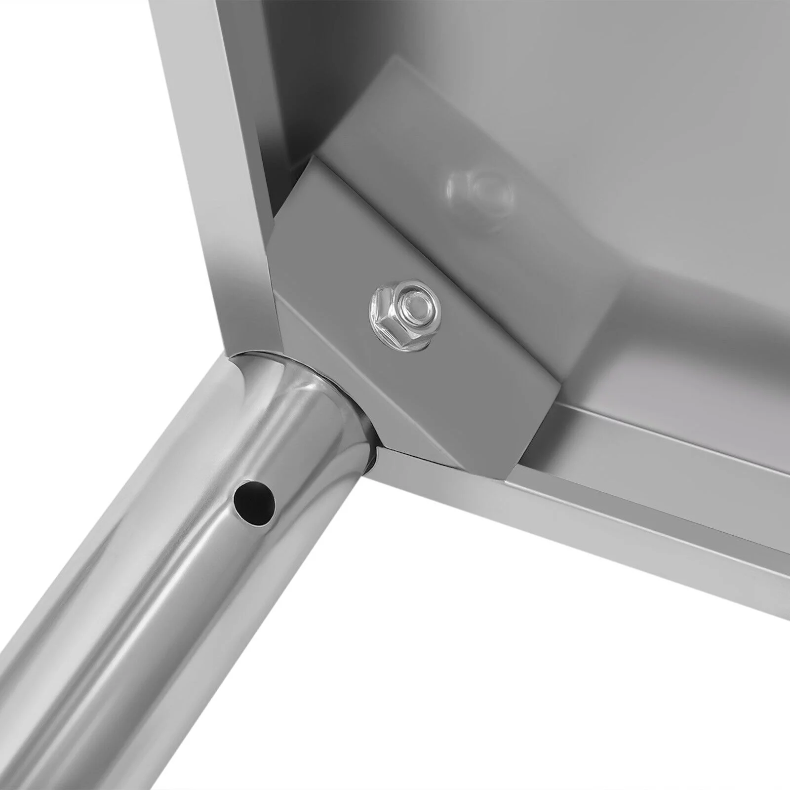 Commercial Stainless Steel Kitchen Prep Table Double Overshelf - 80*30*60cm