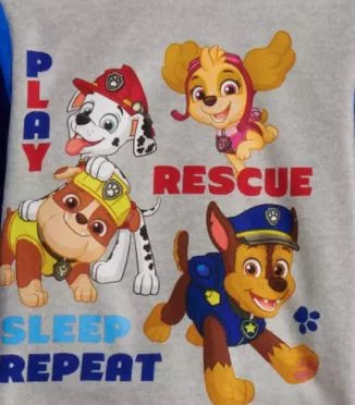 Paw Patrol Pajama Set for Boys Sizes 2T,3T, 4T,5T.