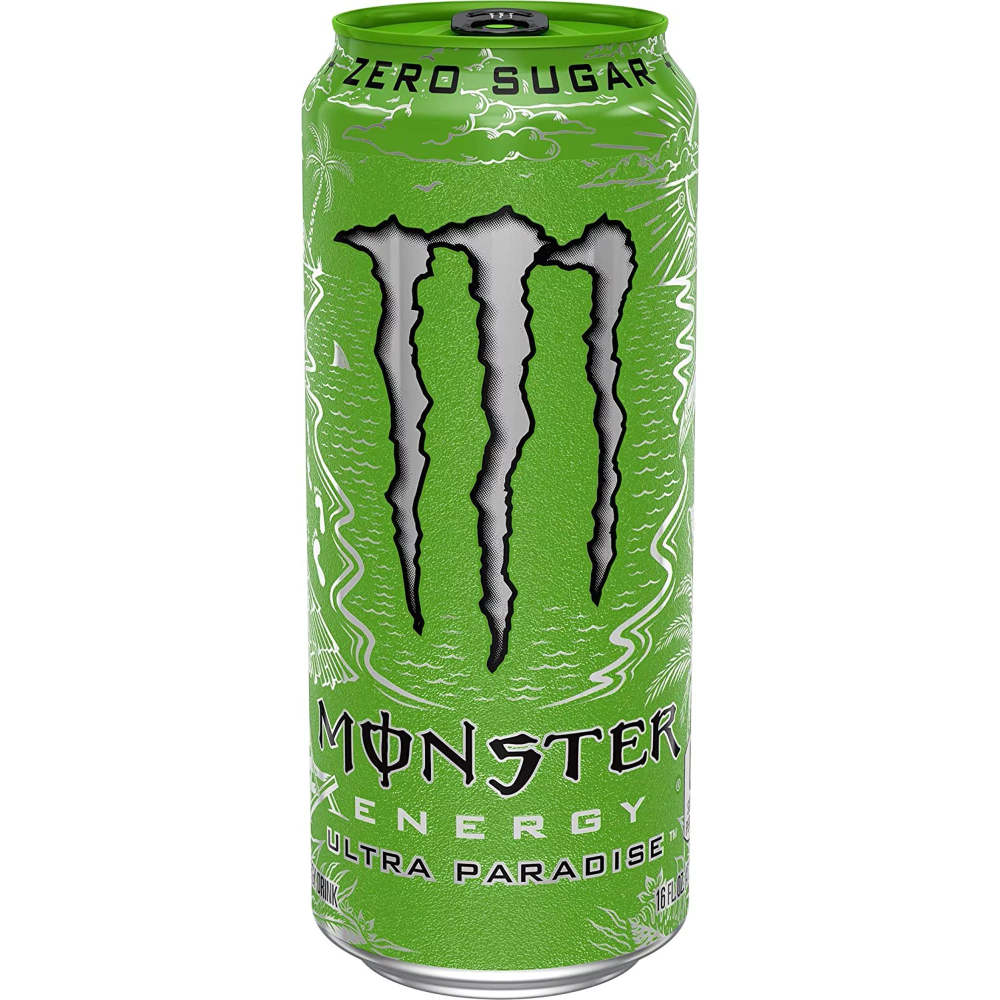 Monster Energy Ultra Paradise, Sugar Free Energy Drink, 16 Ounce (Pack of 12)
