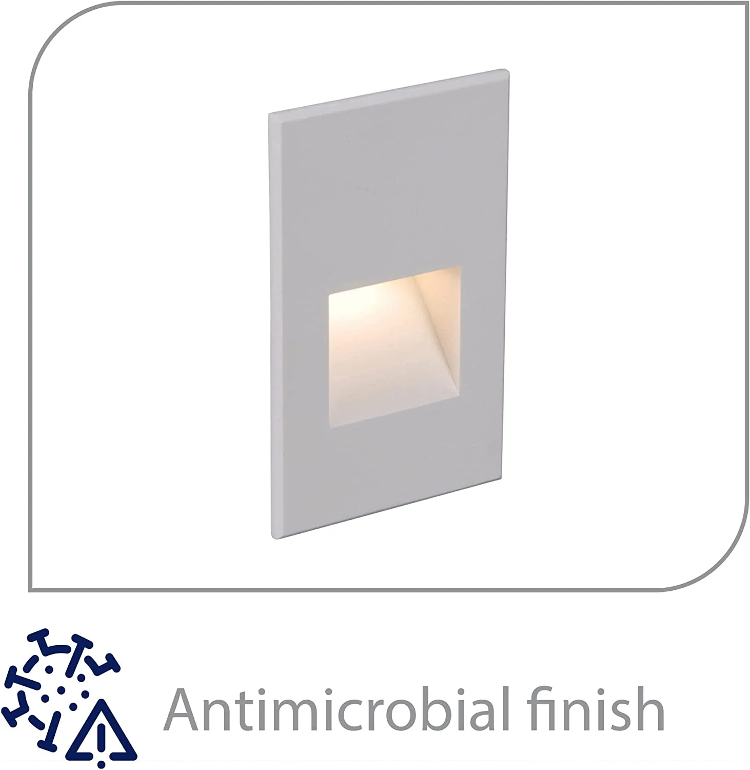 LEDme 120V LED Vertical Indoor and Outdoor Step and Wall Light with AM Finish 3000K Built-in LED