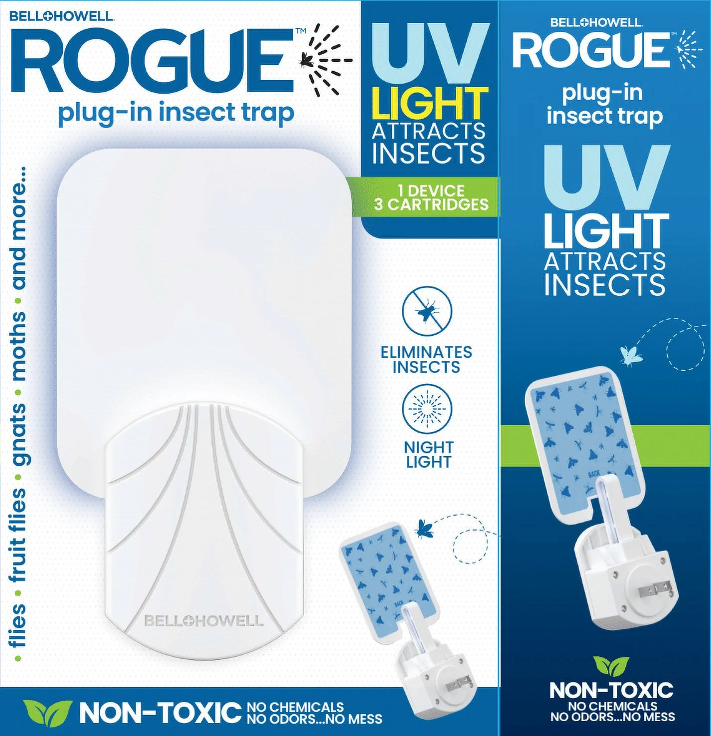 Flying Insect Trap Starter Kit Indoor Bug Catcher for Fruit Flies, Gnats, Moths, and Mosquitoes