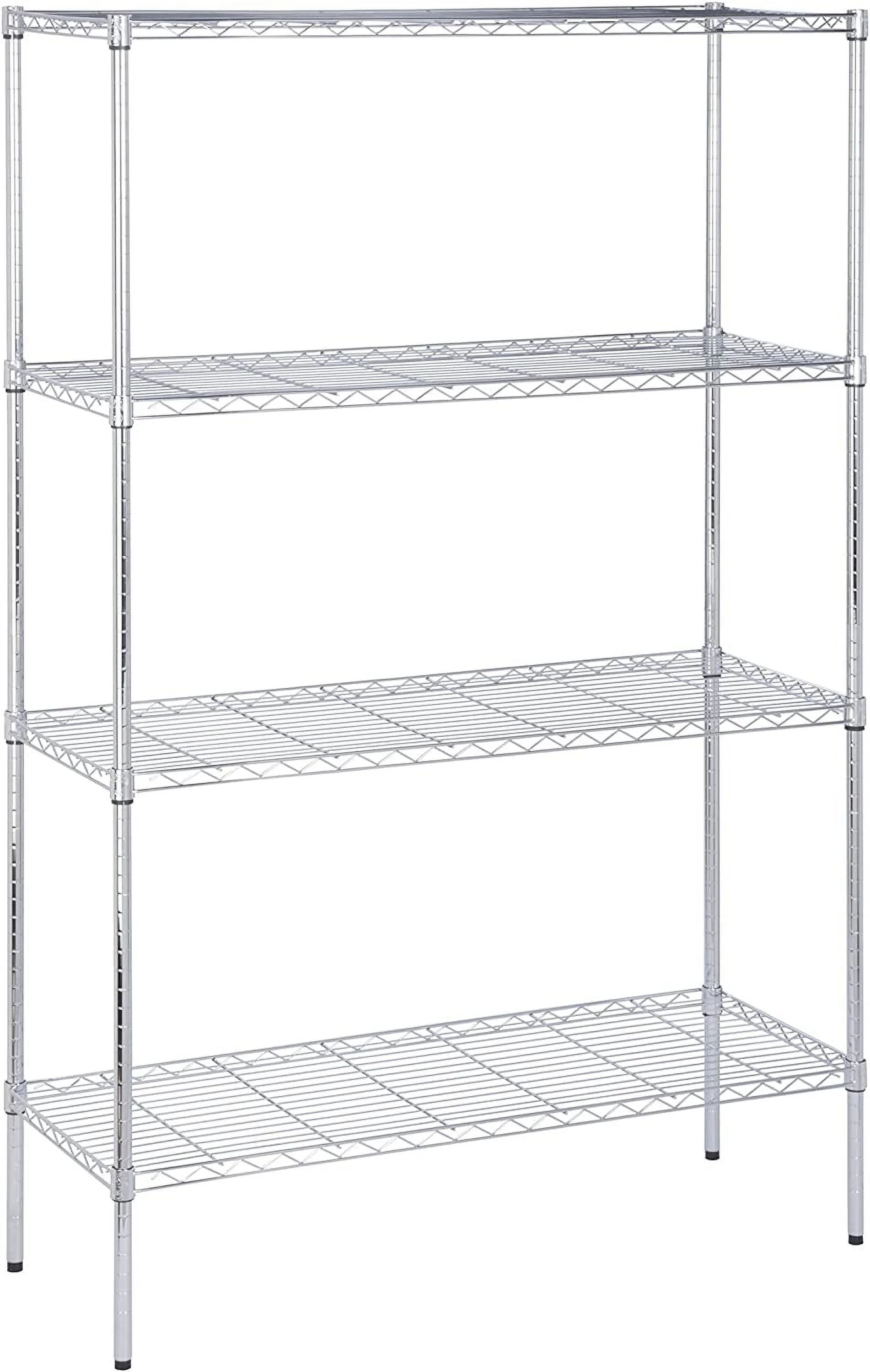 LISUEYNE 4-Tier Wire Shelving Unit, 35.4
