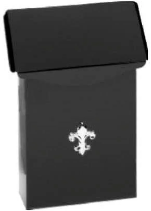 Solar Group BW110000 Wall Mailbox, Vertical, Black Galvanized Steel, Small, 9.75 x 6 x 2.5-In. - Quantity 1