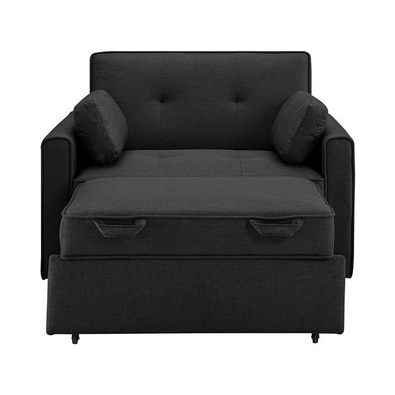 Serta Charleston Dream Lift Convertible in Charcoal Gray Fabric