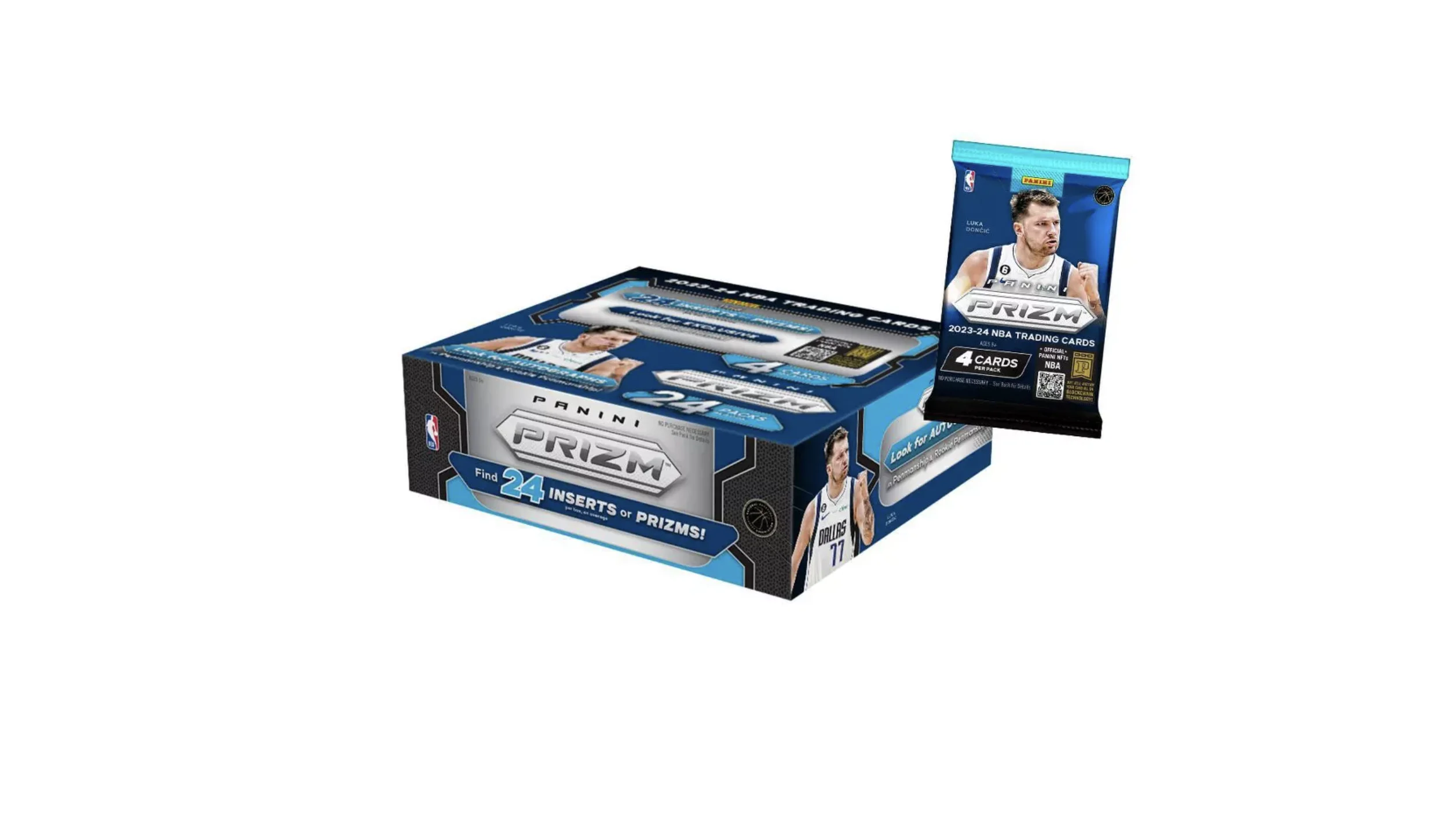 2023-24 Panini NBA Prizm Basketball Trading Card Display Box Pink Pulsar Prizms!