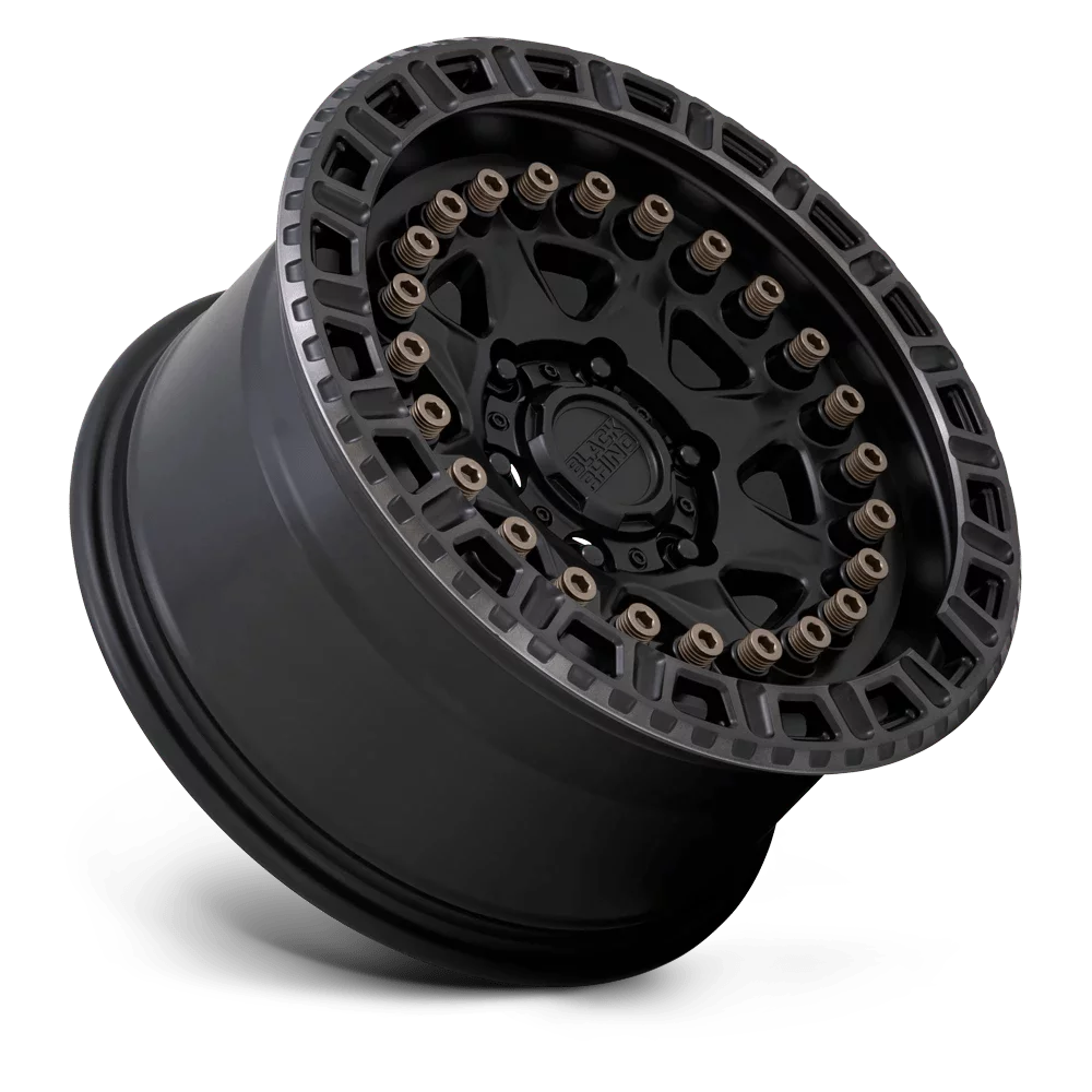 Black Rhino Cast Aluminum Rim BRCBN 17X8.5 5X5.0 M-BLK MACH-RNG -18MM, 1785CBN-85127M71