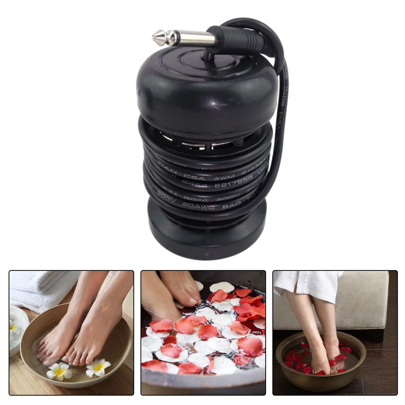 Ionic Foot SPA Arrays, Ion Foot Bath Round Coils Metal ,Washable Replacement Array for Foot SPA Machines System ,Durable High Reliability