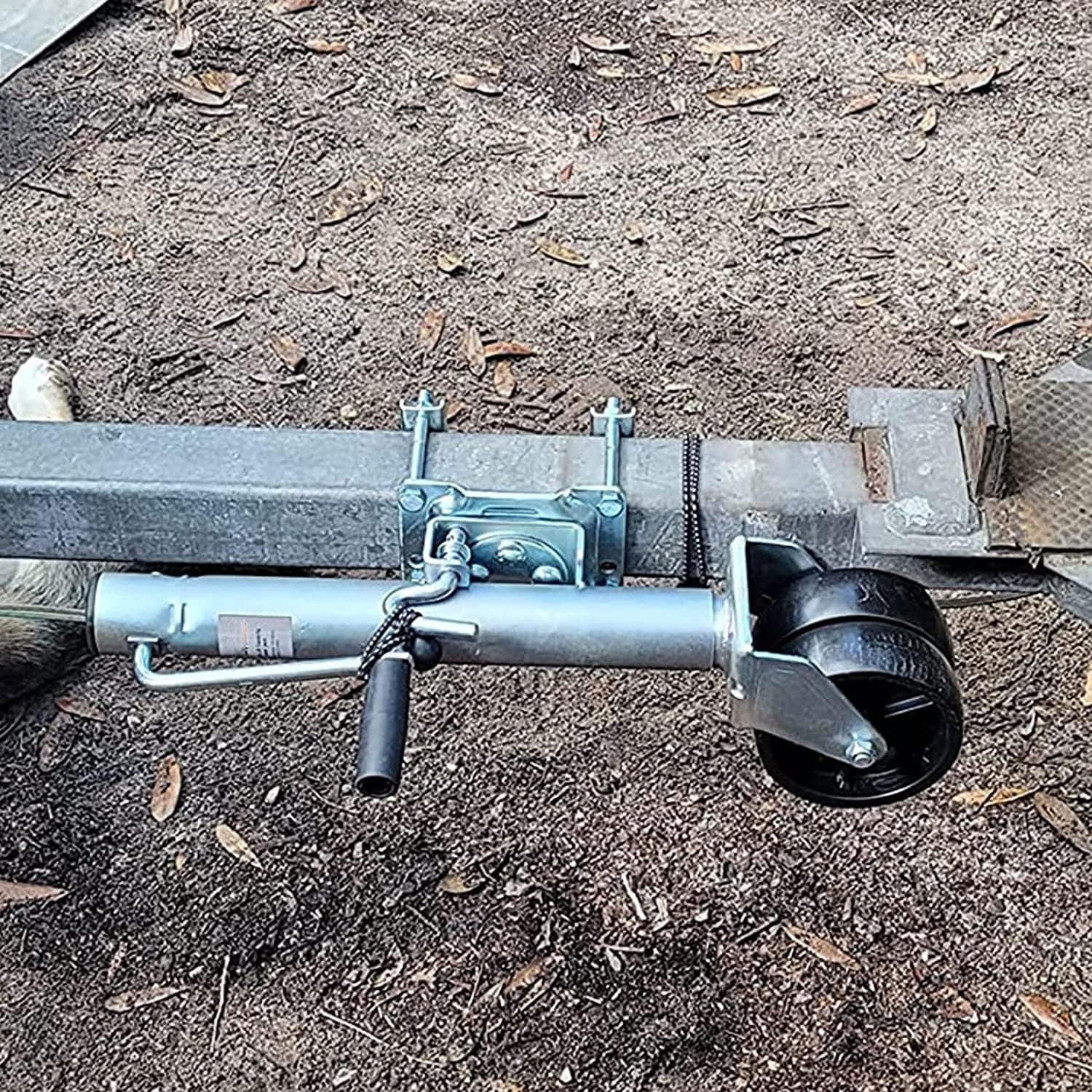 Trailer Jack, Heavy Duty Swivel Boat Trailer Jack with Dual Wheels, 2000 lbs, 14