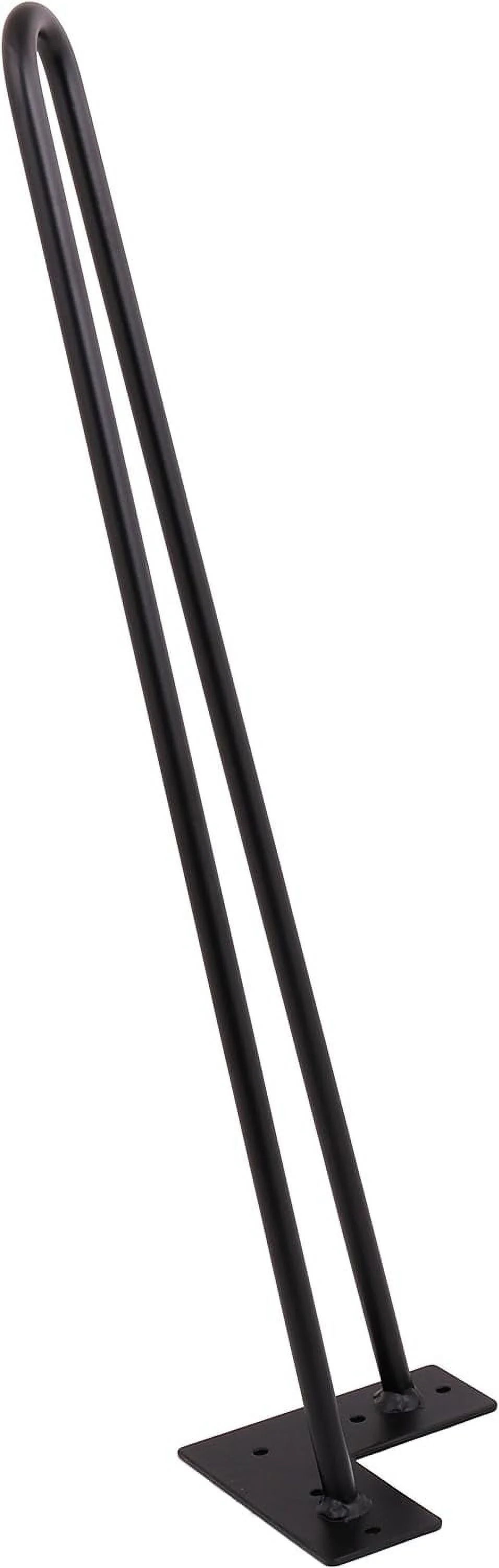 Hairpin Legs (Matte Black) DIY Industrial Strength Century Modern Table Legs, Set Of 4 (22'')