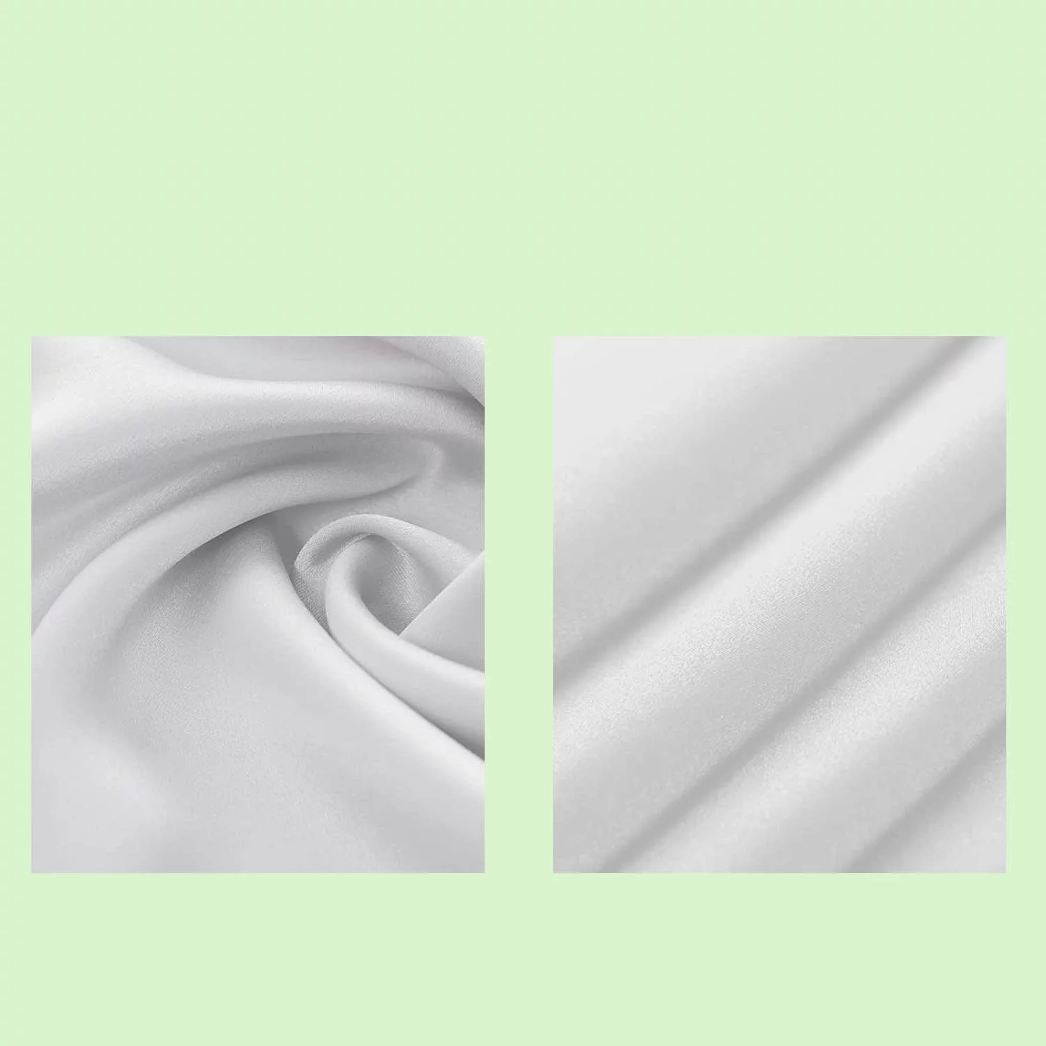 Silk Pillowcase with Zipper, Both Sides 19 Momme Natural Mulberry Silk Pillow Cover for Hair & Skin, 1 Pc, Standard Size