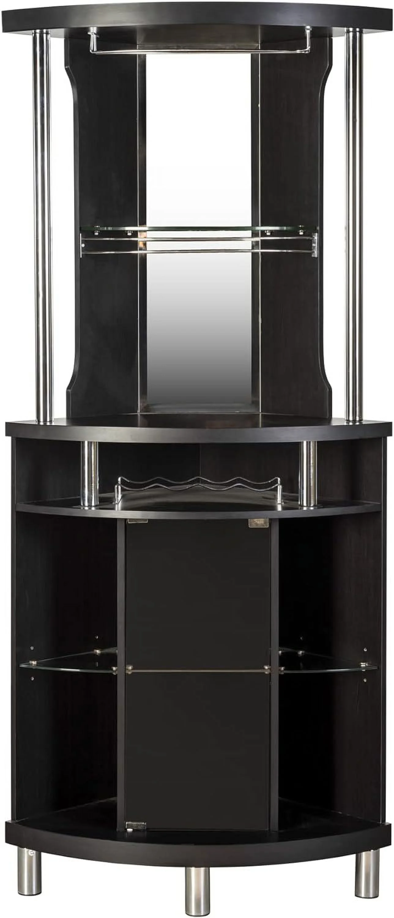 Corner Bar Unit, Black