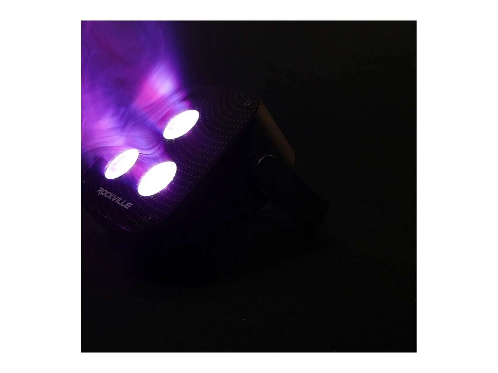 5) Rockville MINI RF3 Black RGBWA+UV DJ/Party LED Wash Lights+DMX Controller+Bag